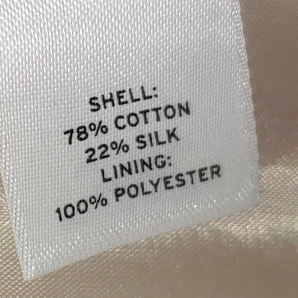 HALOGEN Silk Blend Floral Fully Lined Front Pleat Midi Skirt Pink White Size 14 - Picture 3 of 7